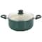 Gibson Home® 11-Piece Green Gazebo Ceramic Nonstick Aluminum Cookware Set